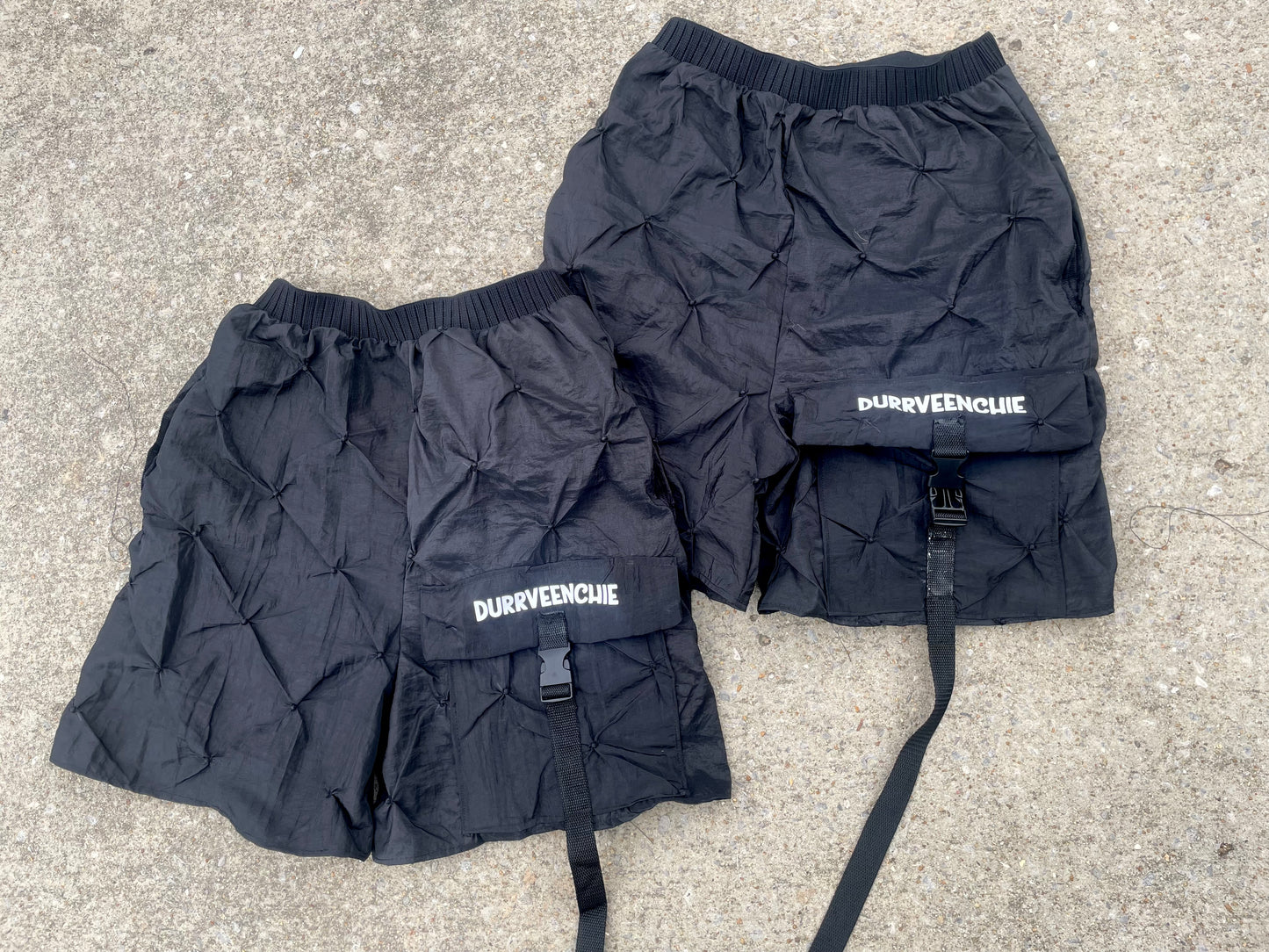 Black Cargo Shorts