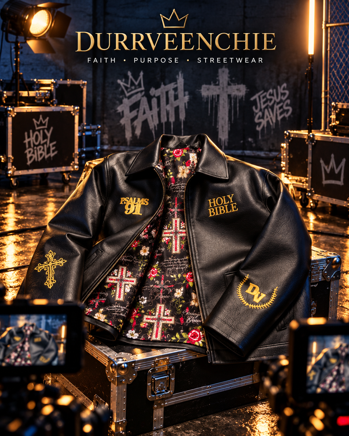 Holy Bible Leather Jacket ✝️