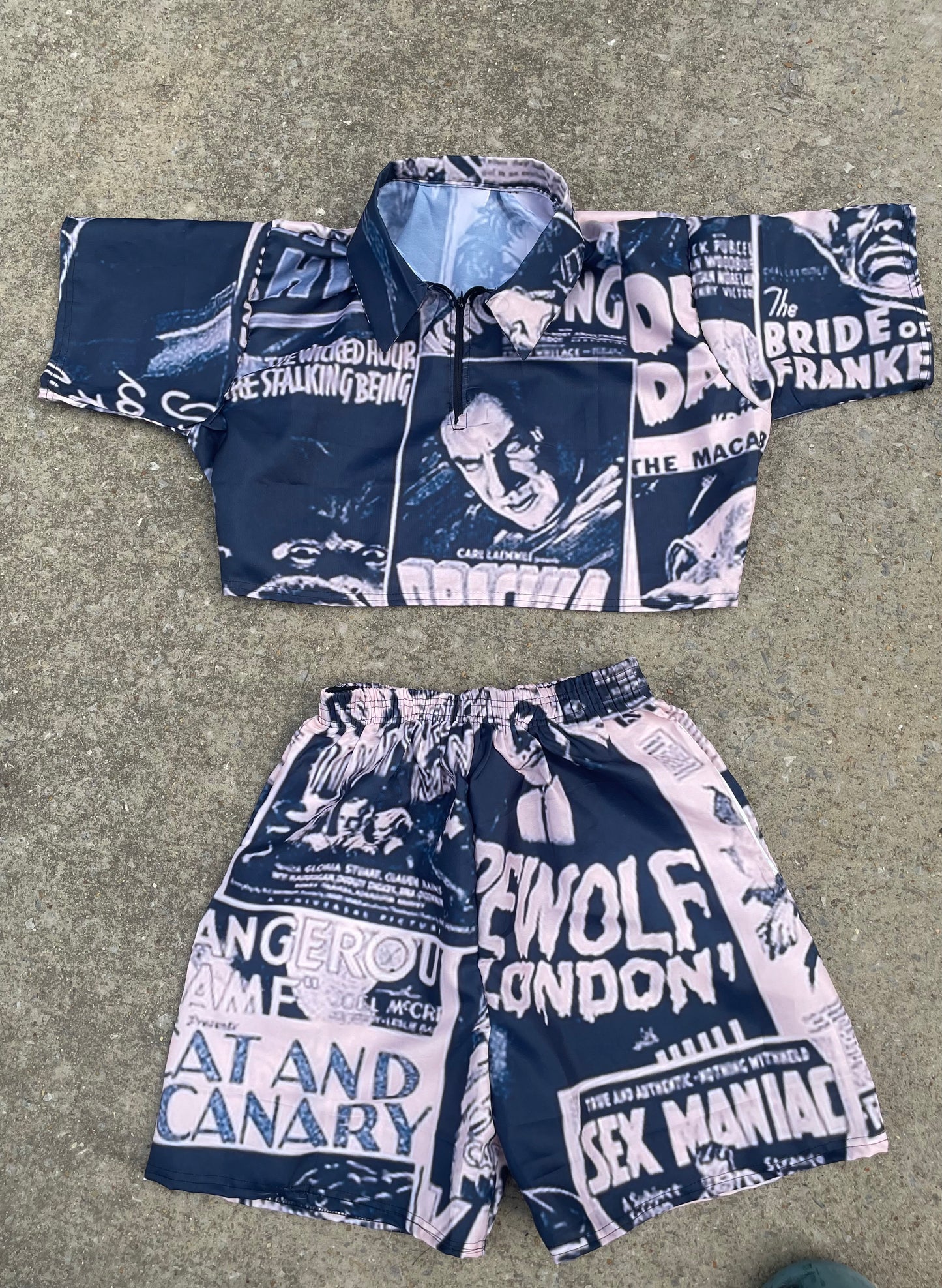 Tabloid Short Set📰