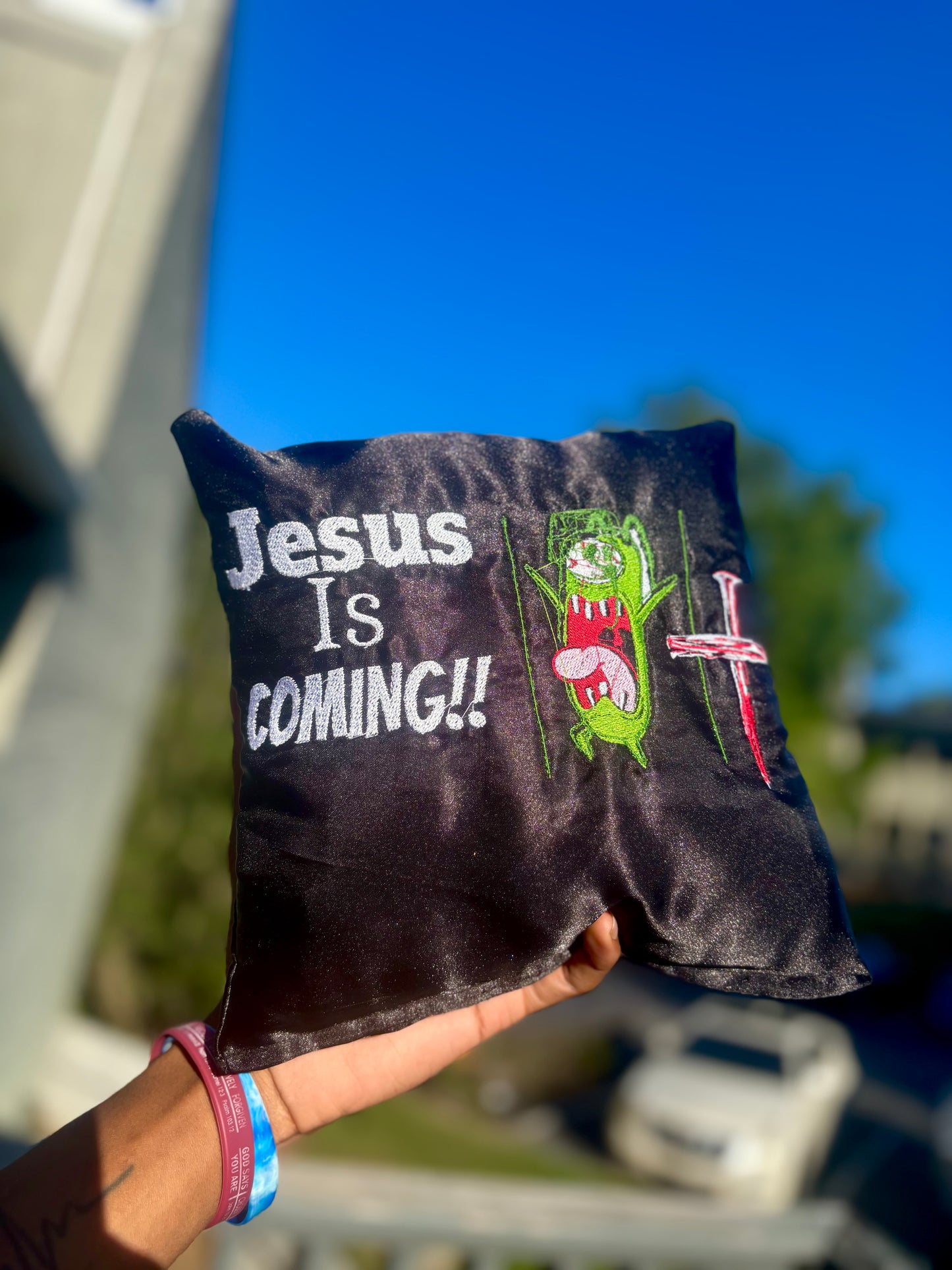 Jesus Is Coming Pillow