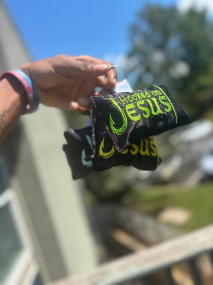 Hooked On Jesus Pillow Keychain 🔑