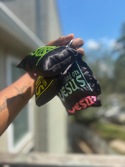 Hooked On Jesus Pillow Keychain 🔑