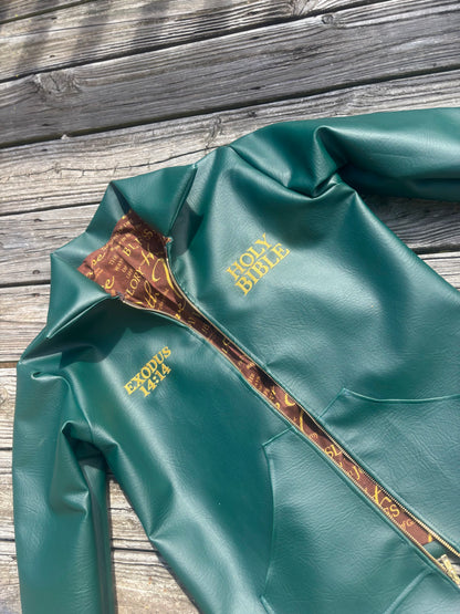 Holy Bible Leather Jacket ✝️
