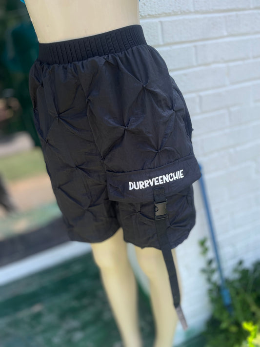 Black Cargo Shorts